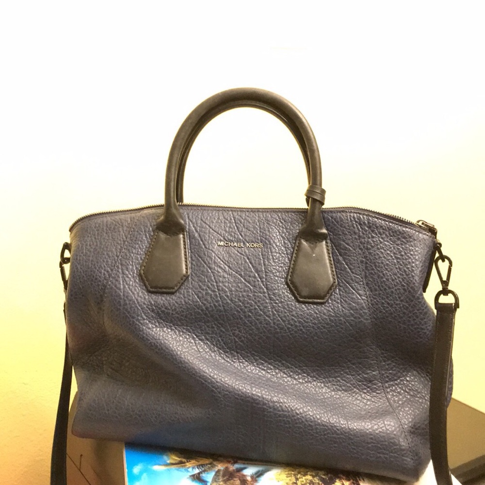 Michael Kors Navy Handbag
